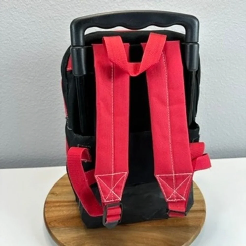 Y2K Disney Pixar Cars Lightning McQueen Rolling Backpack‎ Suitcase 13